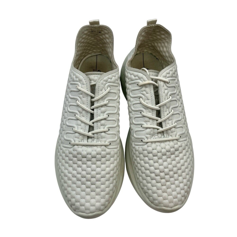 ECCO Therap Lace Sneakers Shoes Textured Off White Men’s Size‎ EU 40 US 9-9.5